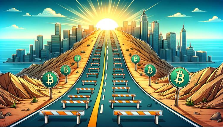 * بیت کوین بازیابی دشوار مقاومت های سنگین